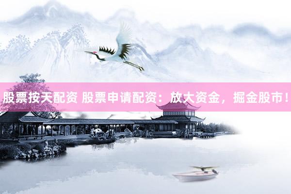 股票按天配资 股票申请配资：放大资金，掘金股市！